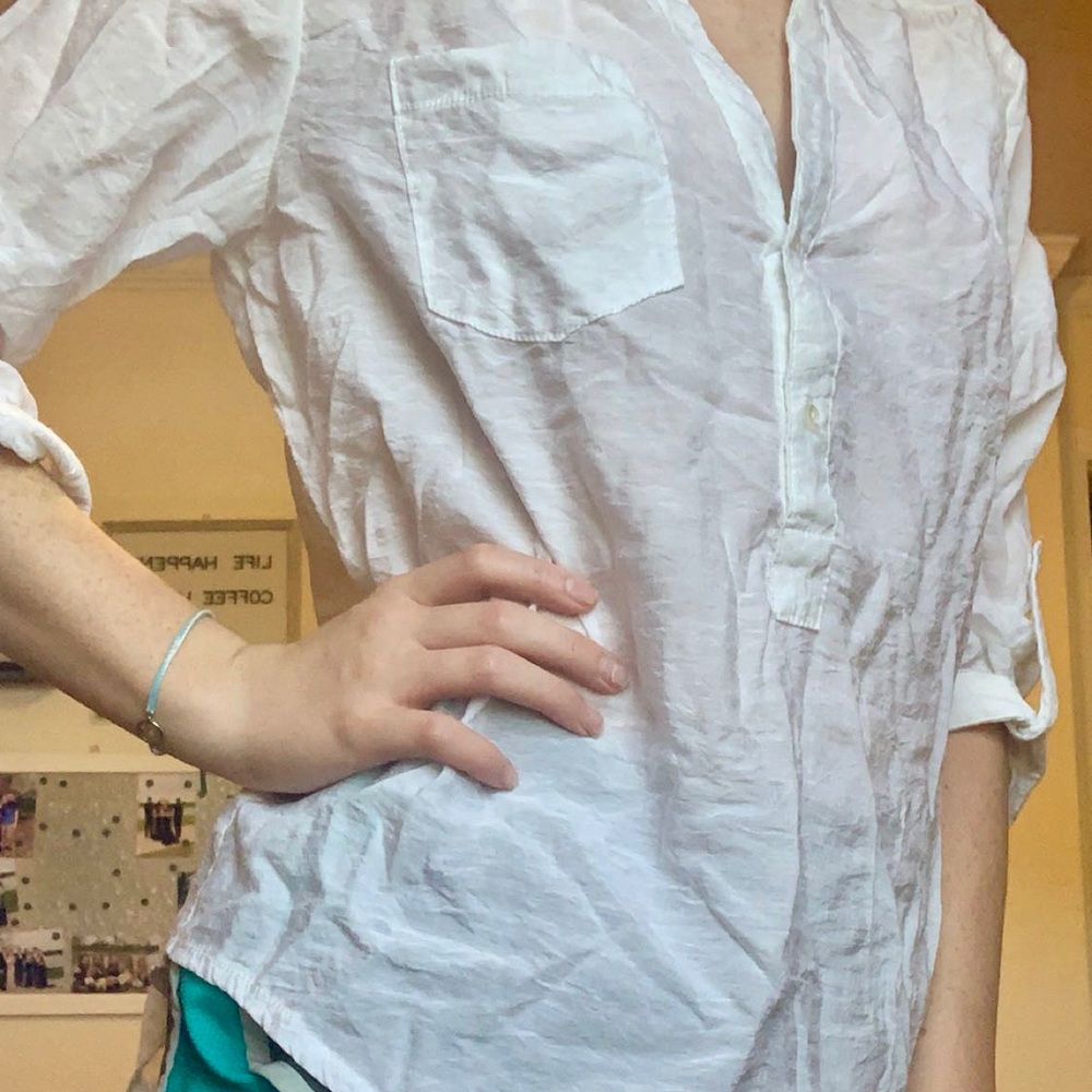 white blouse